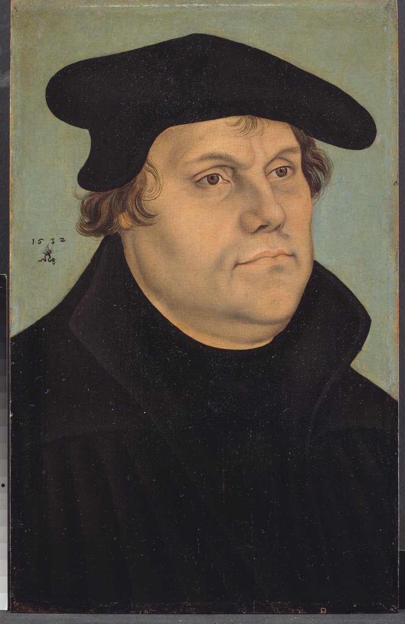 Luther Márton portréja alkotó: Lucas Cranach d.Æ.