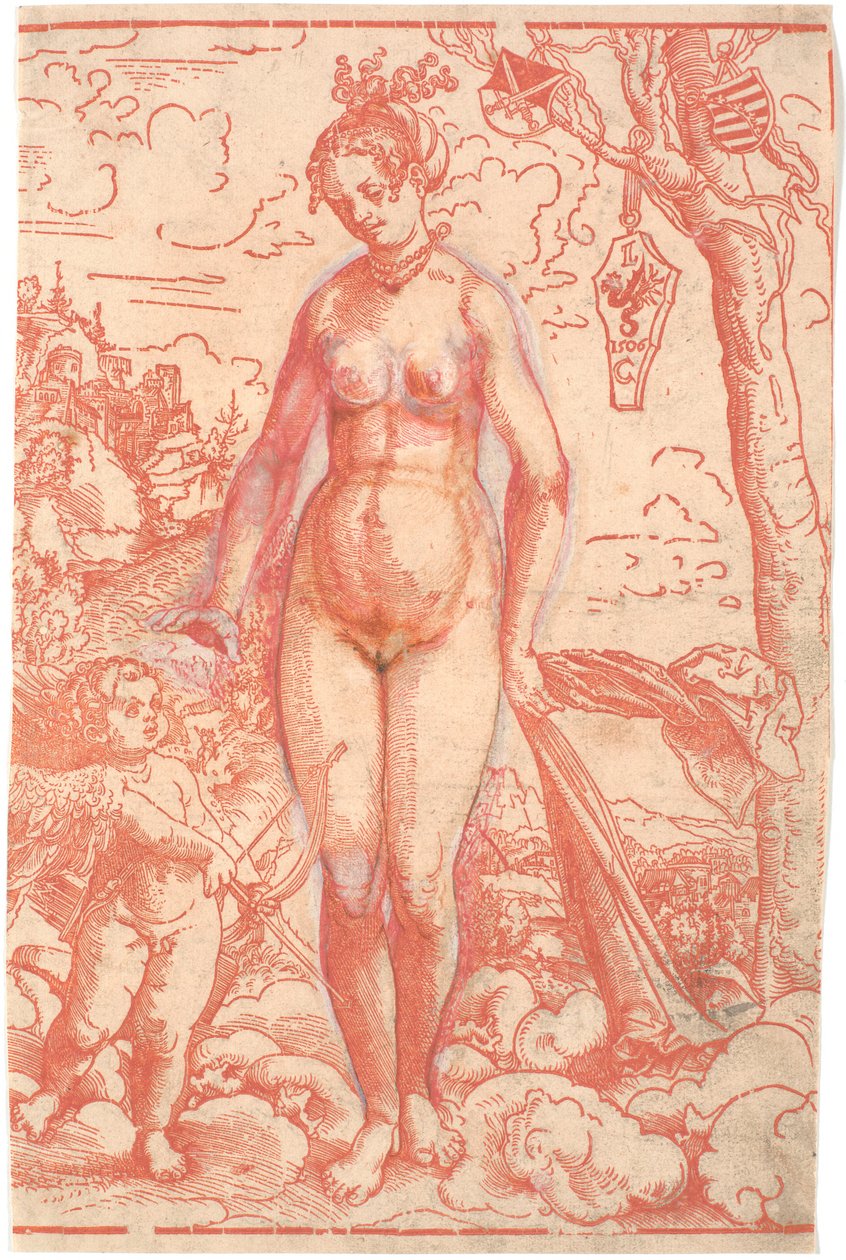Vénusz és Ámor alkotó: Lucas Cranach d.Æ.