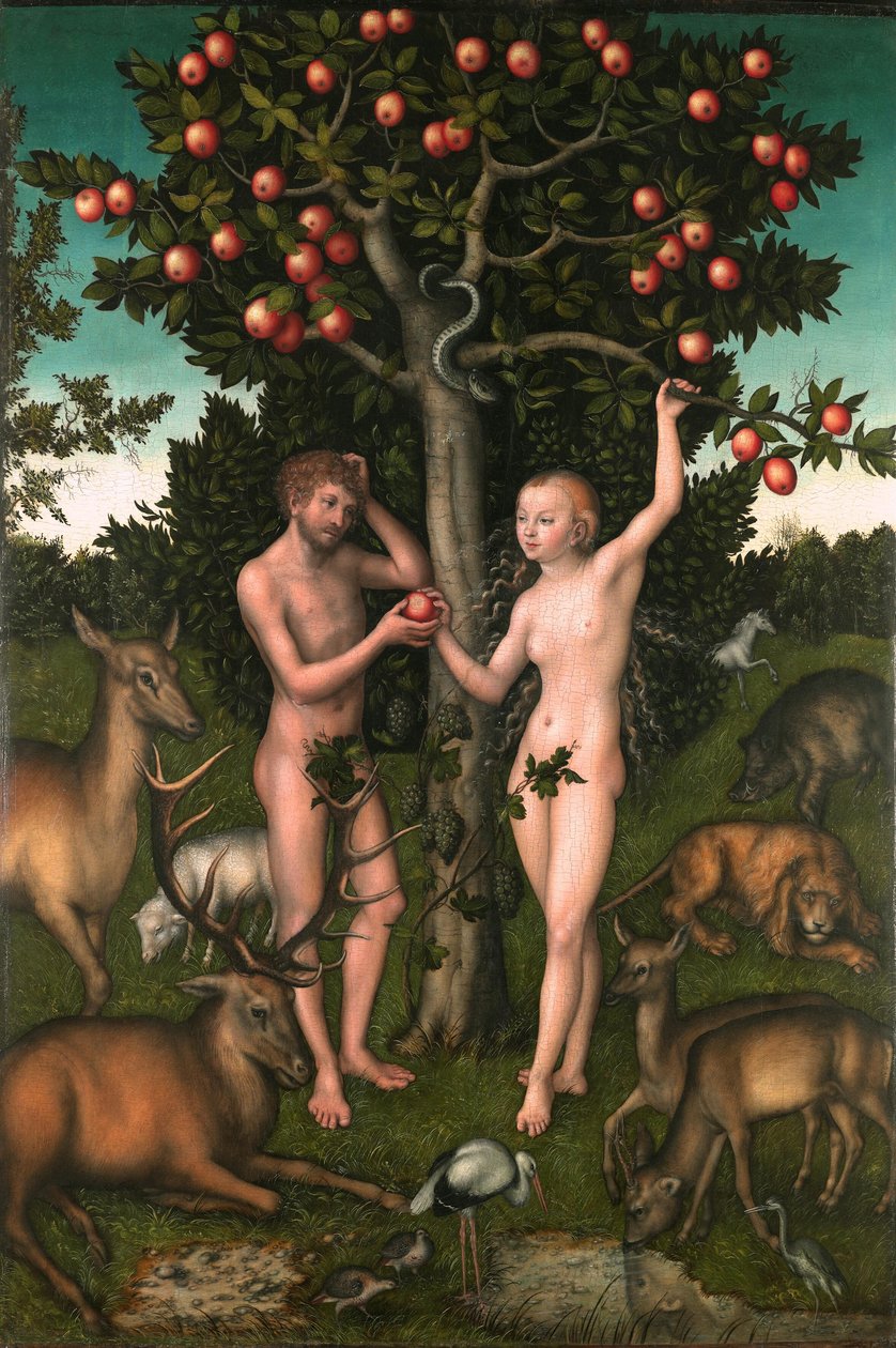 Ádám és Éva alkotó: Lucas Cranach the Elder