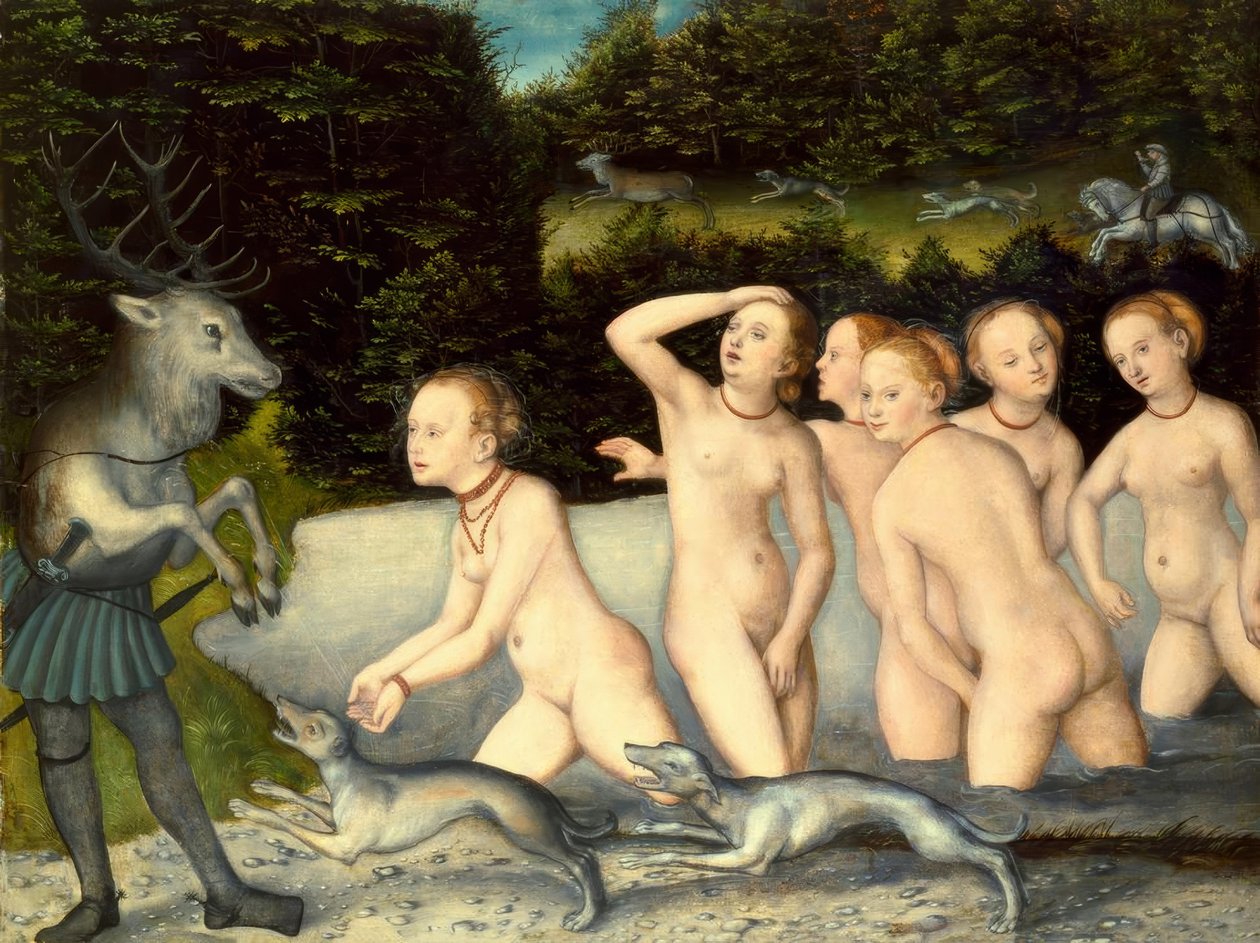 Diana és Actaeon alkotó: Lucas Cranach the Elder