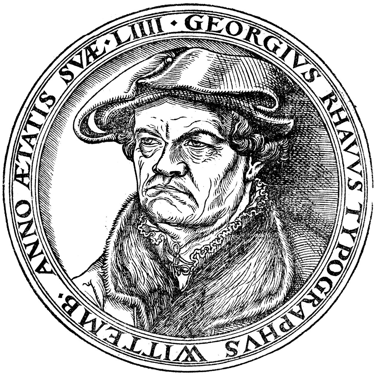 Georg Rhau (1488-1548) alkotó: Lucas Cranach the Elder