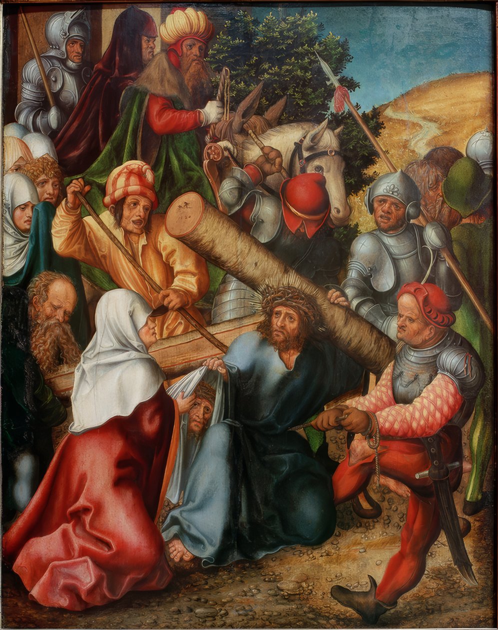 A kereszt hordozása alkotó: Lucas Cranach the Elder