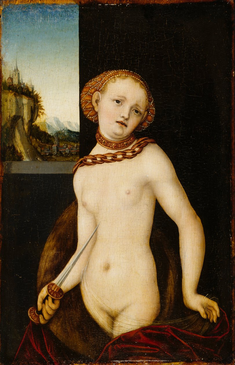 Lukrécia, 1530. alkotó: Lucas Cranach the Elder
