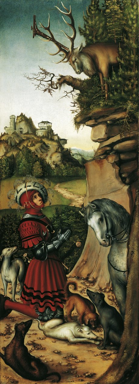 Szent Eustace alkotó: Lucas Cranach the Elder