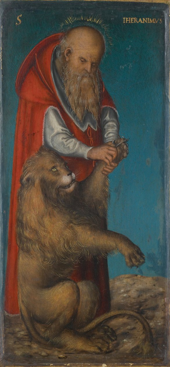 Szent Jeromos, 1515 alkotó: Lucas Cranach the Elder
