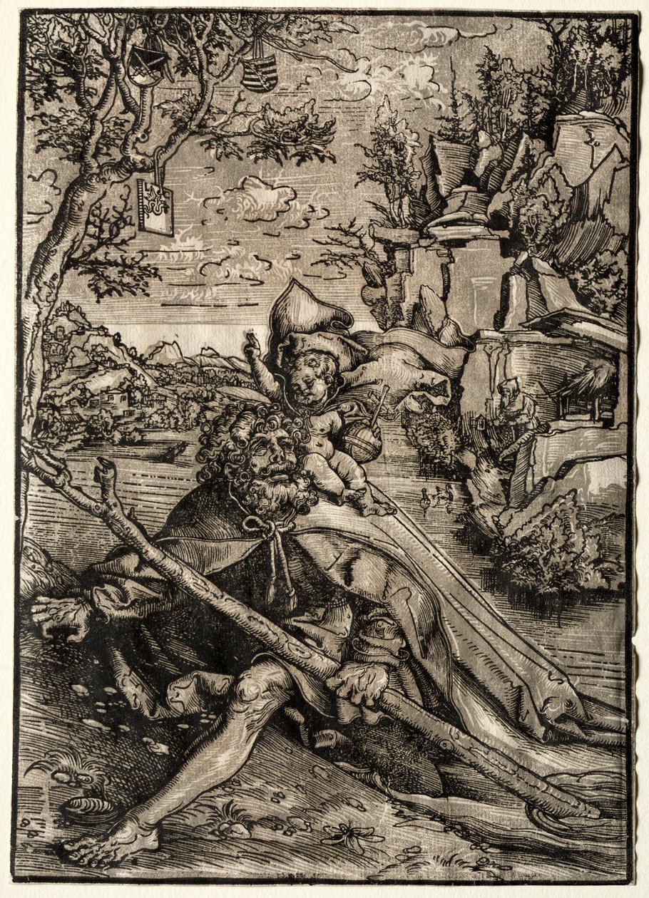 Szent Kristóf, c. 1509. alkotó: Lucas Cranach the Elder
