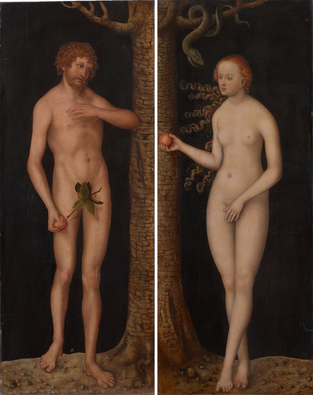 Az ember bukása alkotó: Lucas Cranach the Elder