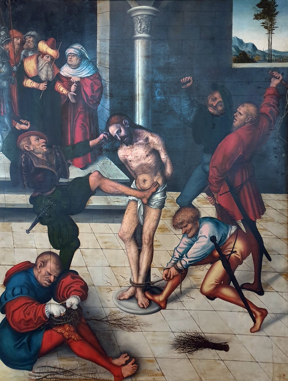 Krisztus megostorozása alkotó: Lucas Cranach the Elder
