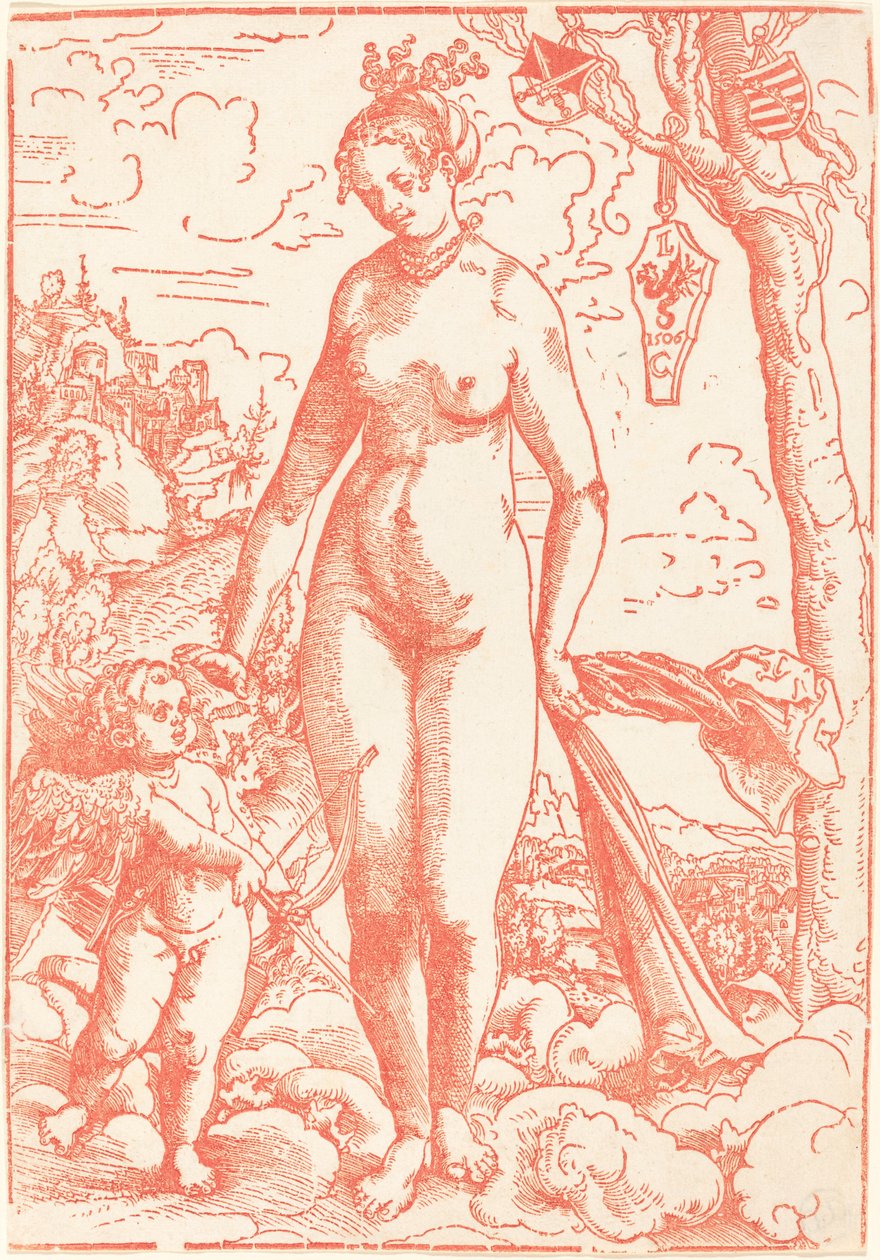 Vénusz és Ámor alkotó: Lucas Cranach the Elder