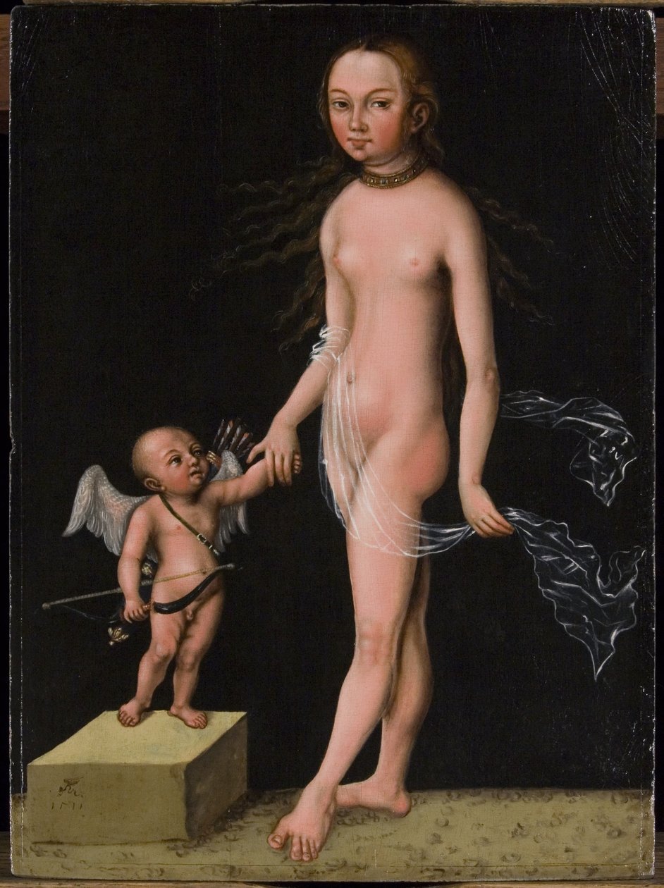 Vénusz és Ámor alkotó: Lucas Cranach the Elder