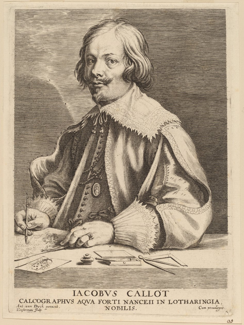 Jacques Callot alkotó: Lucas Emil Vorsterman after Sir Anthony van Dyck