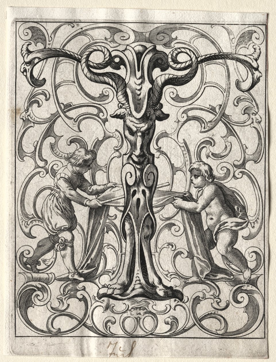 Új ABC-füzet: T, 1627. alkotó: Lucas Kilian