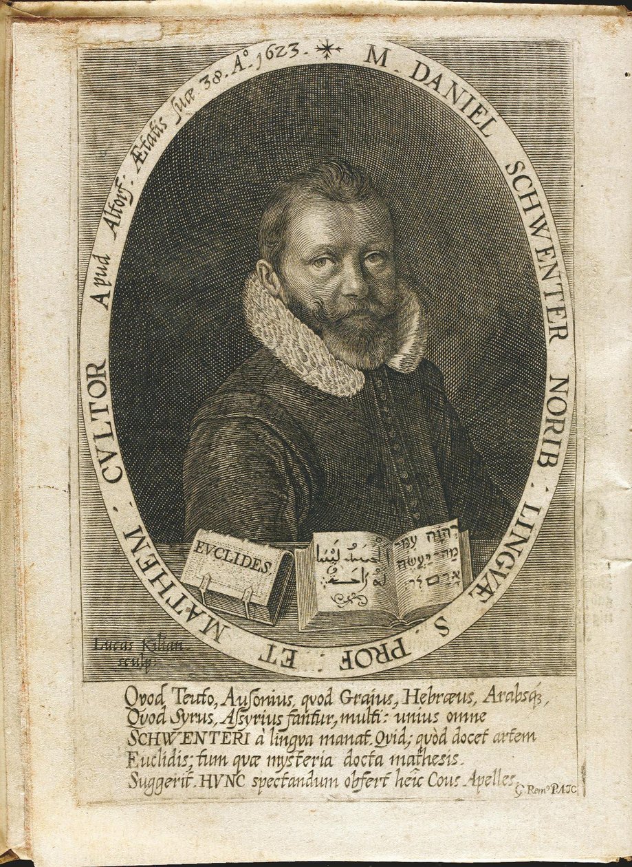 Daniel Schwenter portréja 1585-1636 alkotó: Lucas Kilian