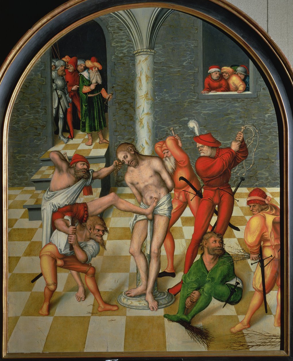 Krisztus korbácsolása alkotó: Lucas the Elder Cranach