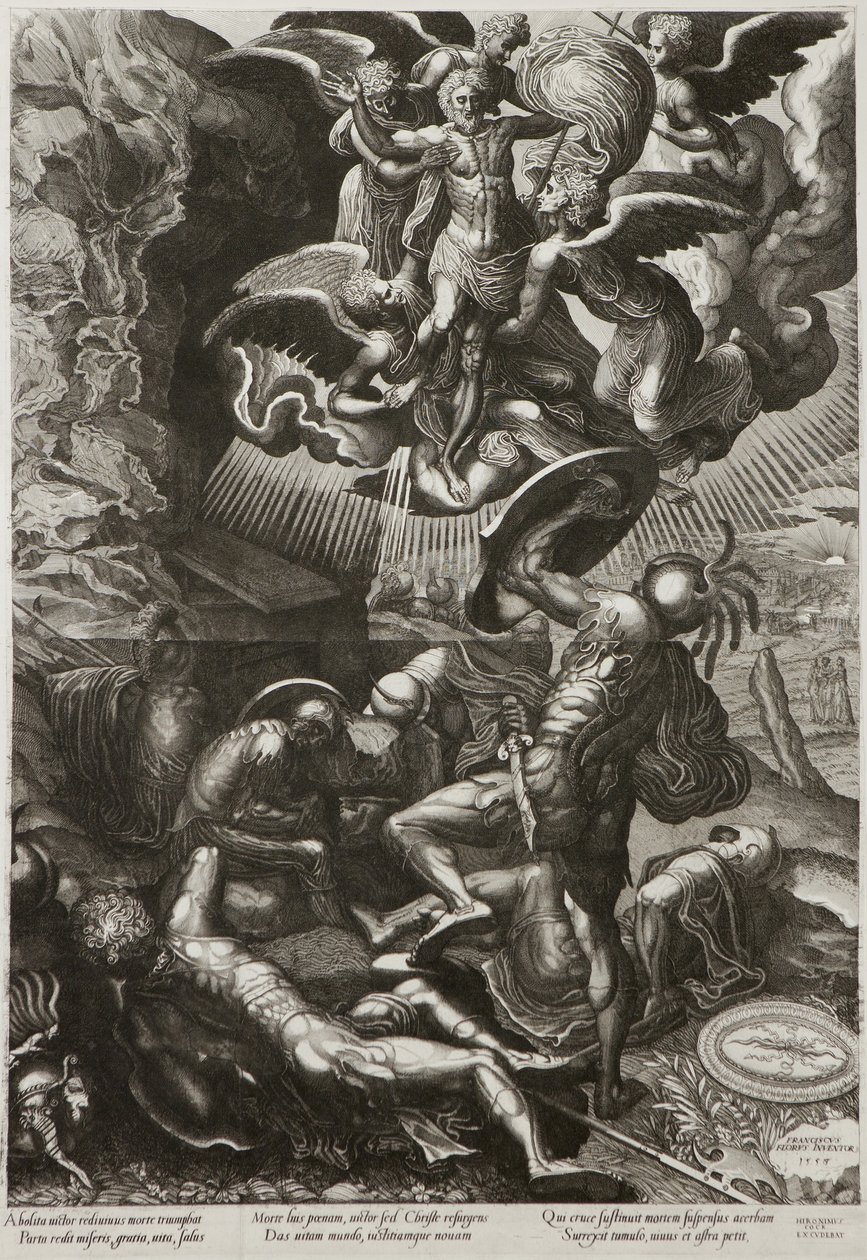 Krisztus feltámadása, 1557 alkotó: Lucas van Doetechum