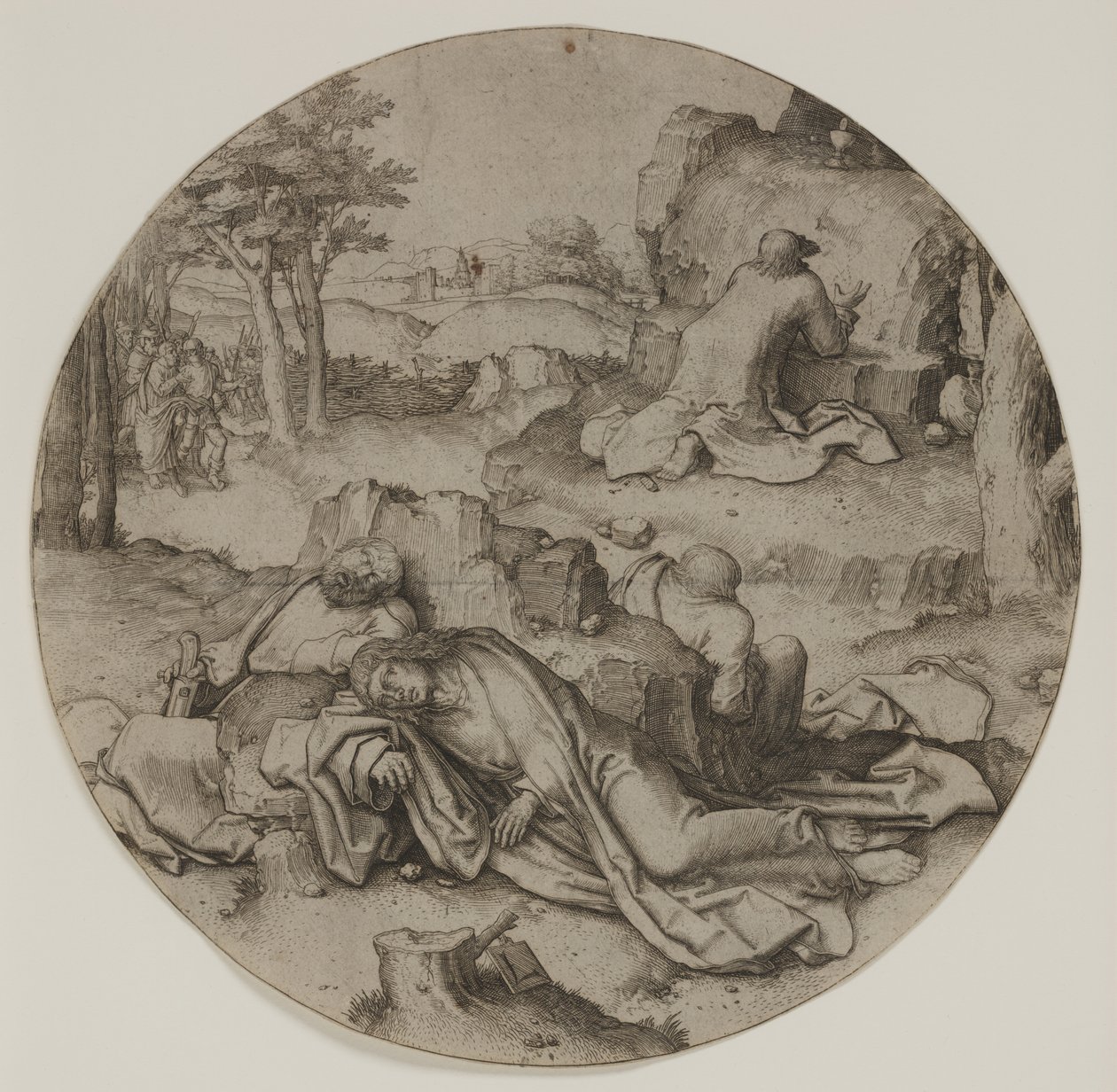 Agónia a kertben alkotó: Lucas van Leyden