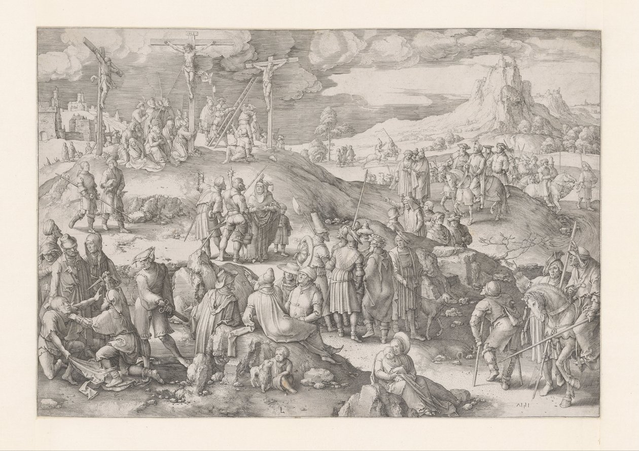 A kálvária hegye alkotó: Lucas van Leyden
