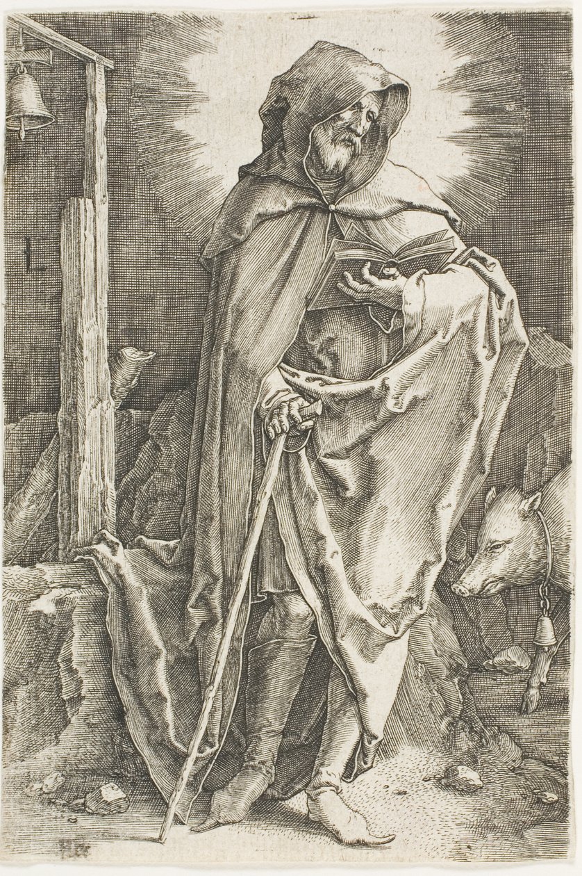 Szent Antal alkotó: Lucas van Leyden
