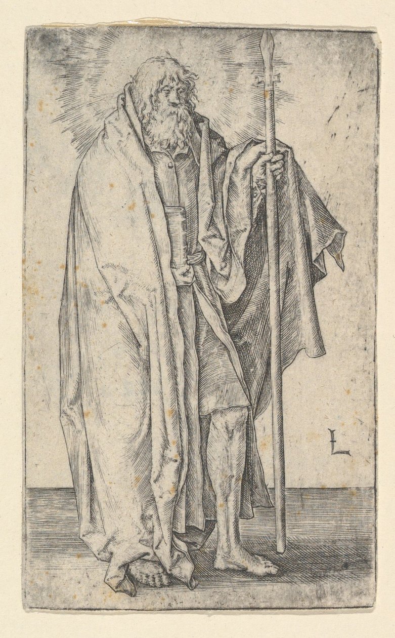 Szent Tamás, kb. 1510. alkotó: Lucas van Leyden