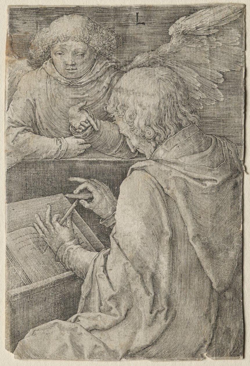 Az evangélisták: Szent Máté alkotó: Lucas van Leyden