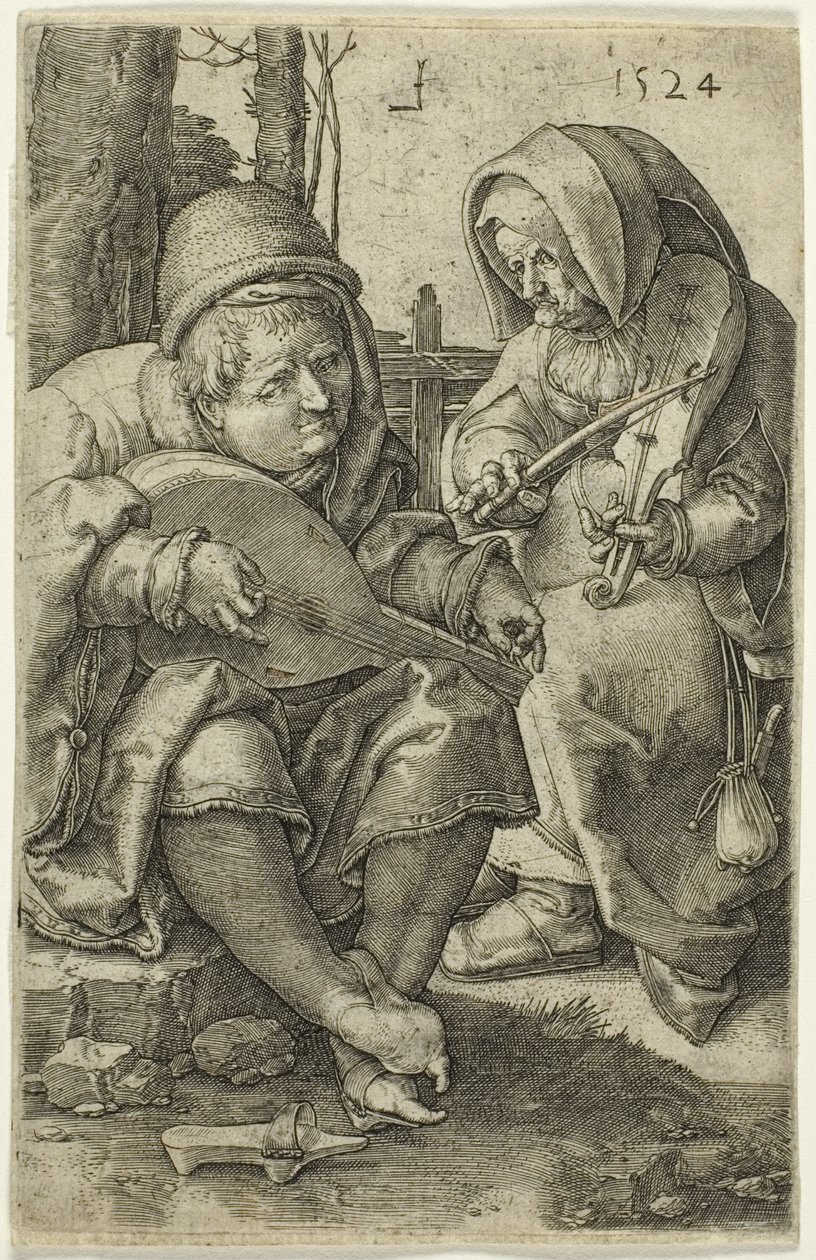 A Zenészek alkotó: Lucas van Leyden