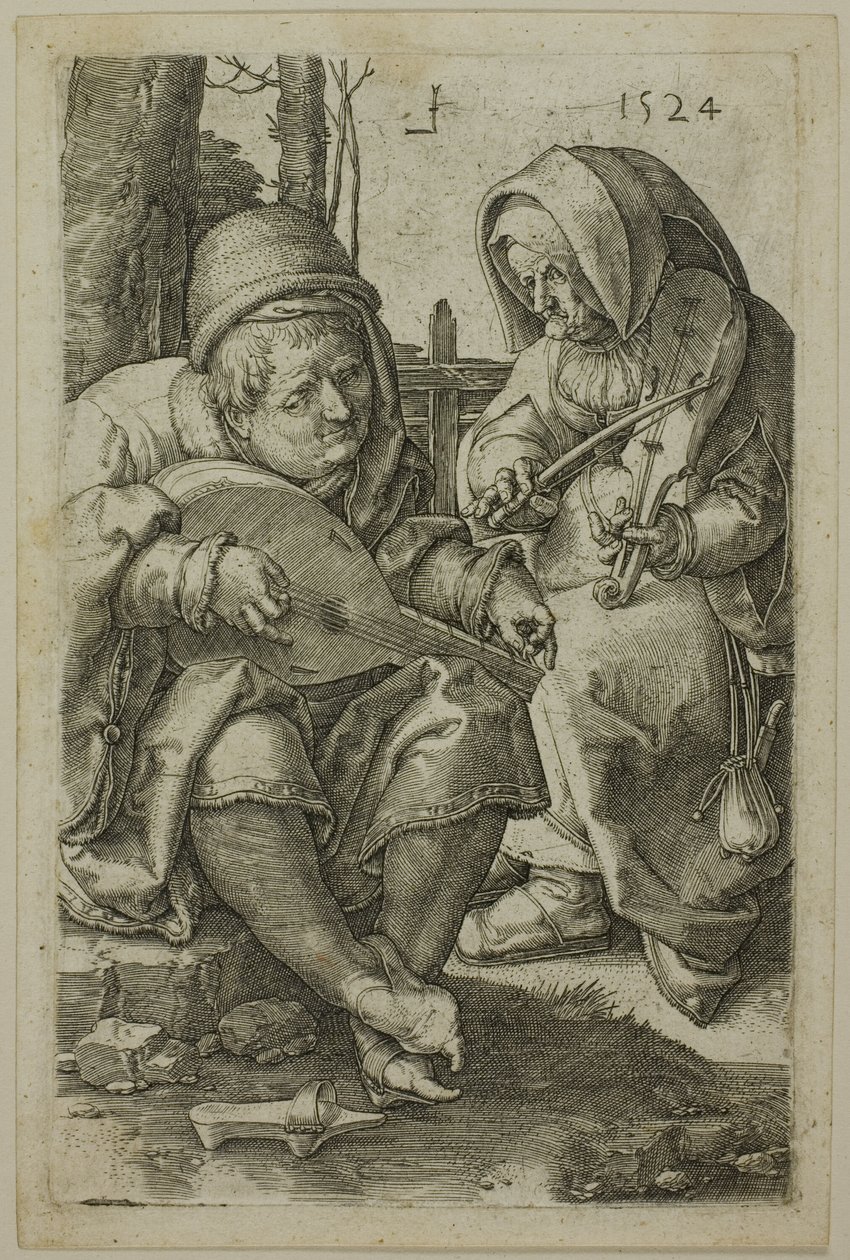 A Zenészek alkotó: Lucas van Leyden