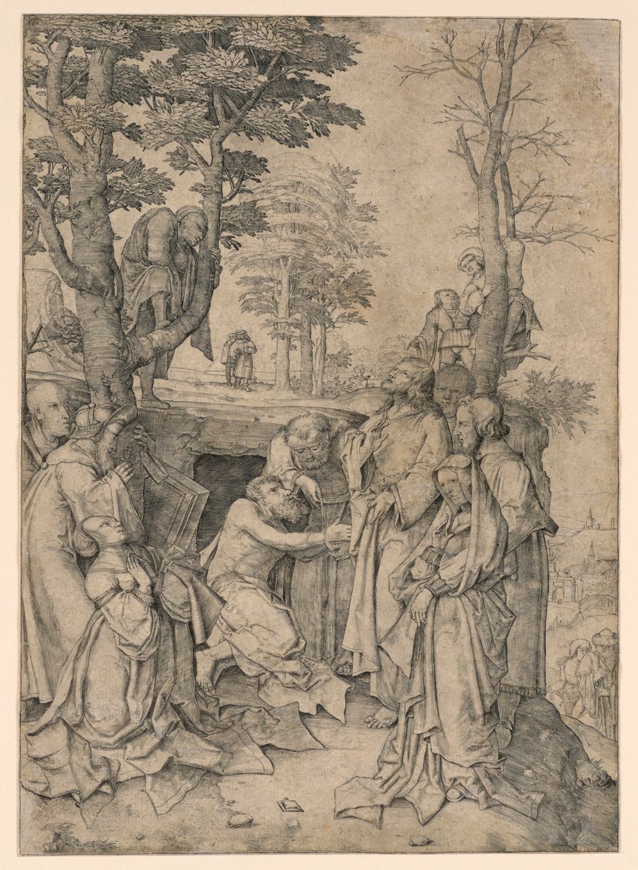 Lázár feltámadása alkotó: Lucas van Leyden