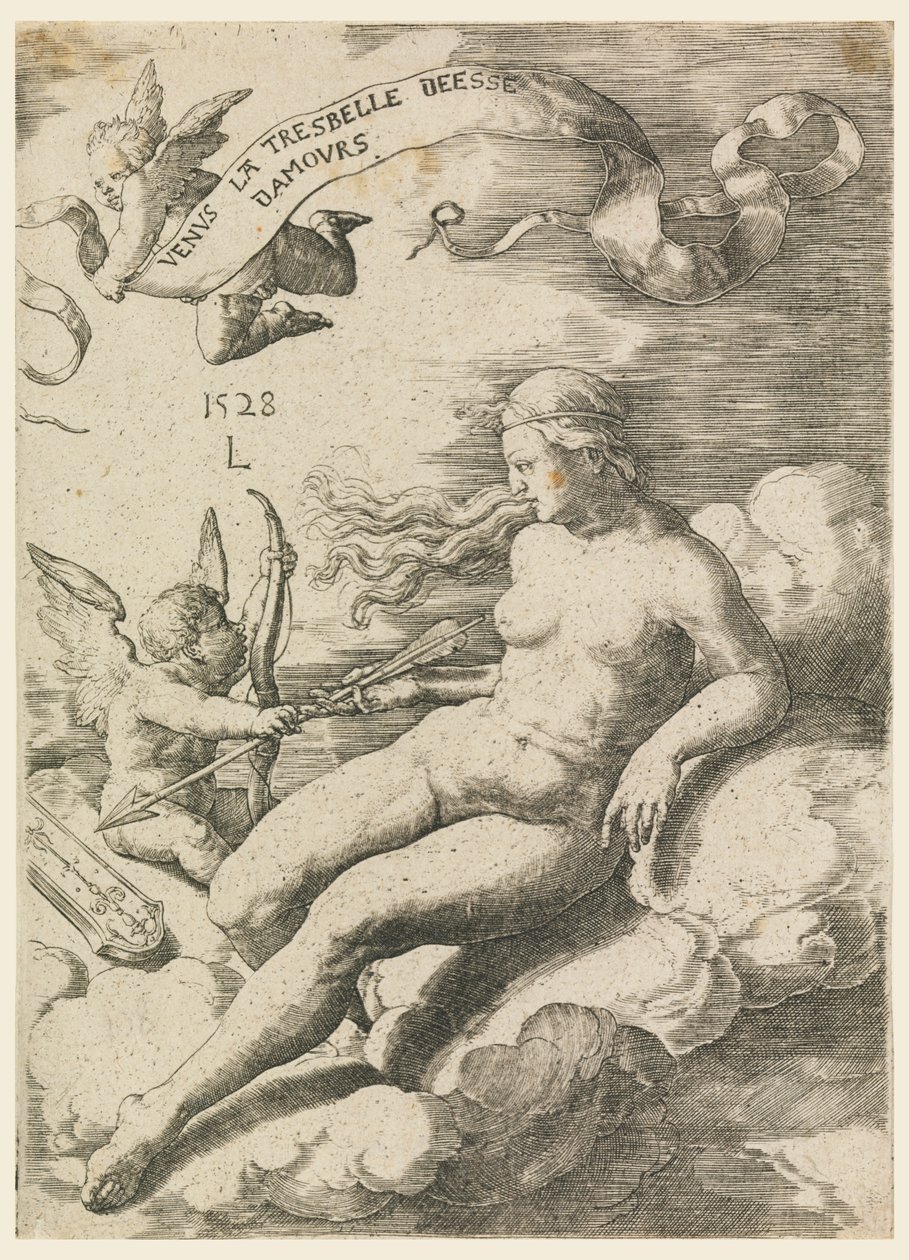 Vénusz és Ámor alkotó: Lucas van Leyden