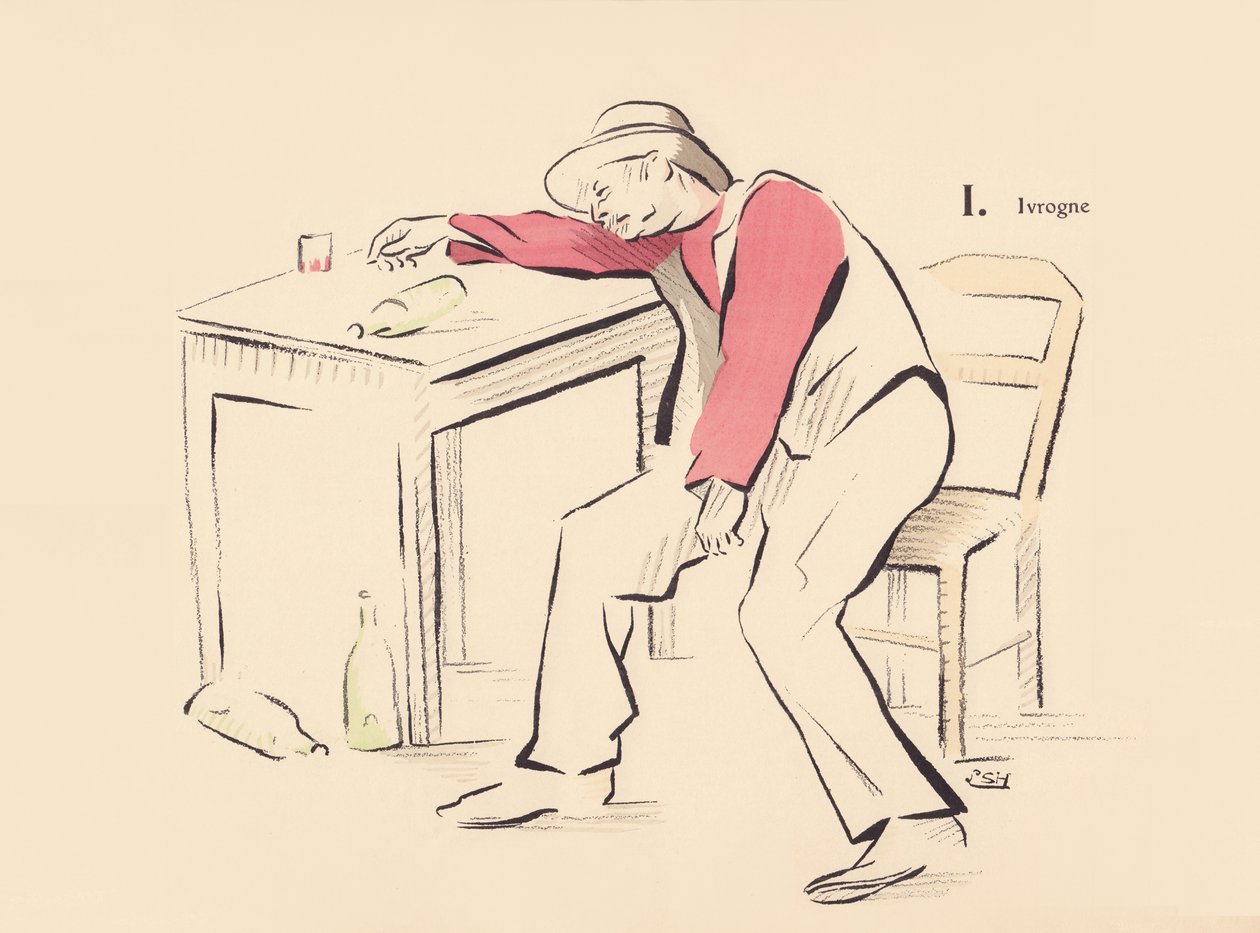 I. Részeg alkotó: Lucien L. (active 1904) Henreaux