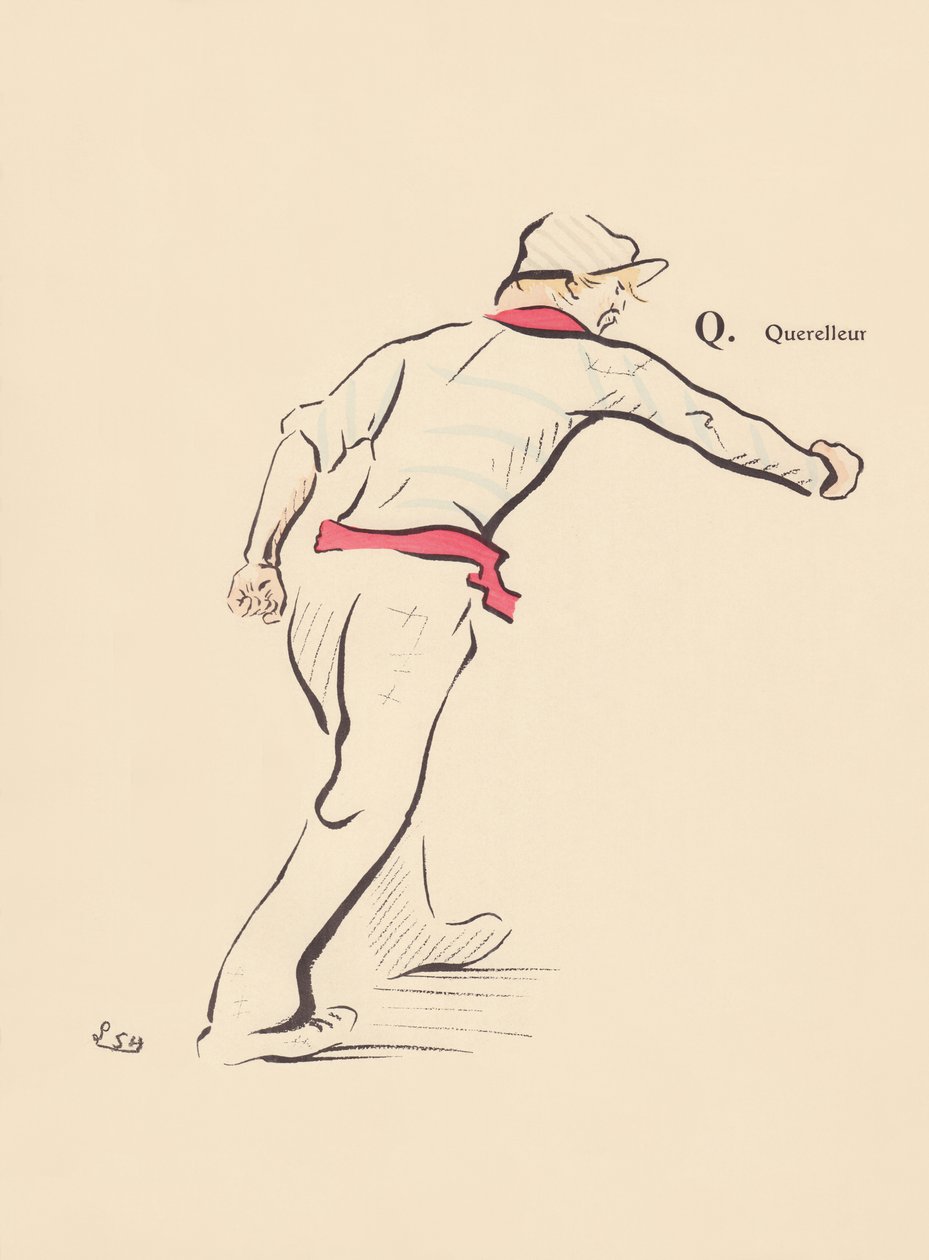 K. Veszekedő alkotó: Lucien L. (active 1904) Henreaux