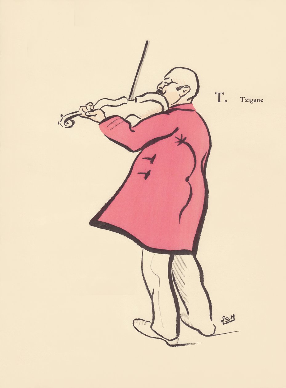 T. Cigány alkotó: Lucien L. (active 1904) Henreaux