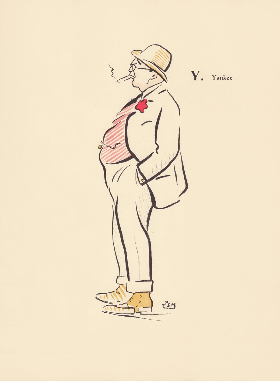 Y. YYankee alkotó: Lucien L. (active 1904) Henreaux