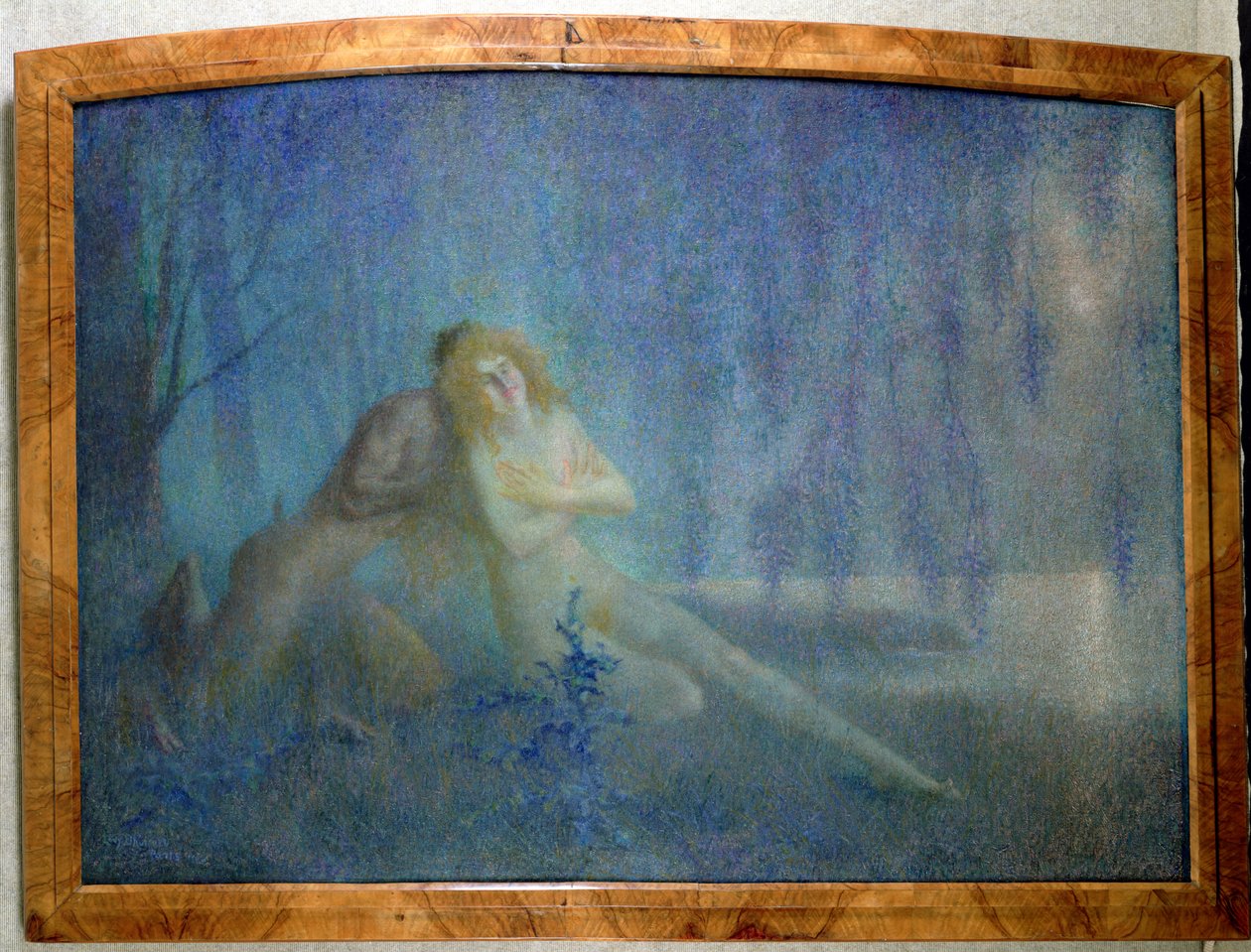 Blue Story (olaj, vászon) alkotó: Lucien Levy Dhurmer