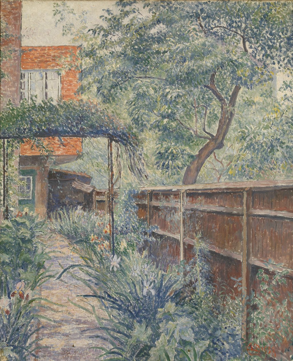 Az én műterem kertem, 1938 alkotó: Lucien Pissarro