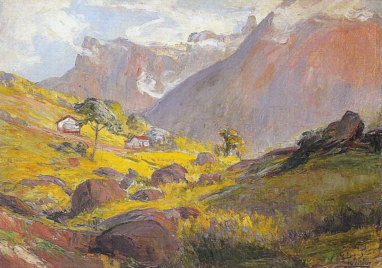 Táj angol: Tájkép alkotó: Lucilio de Albuquerque