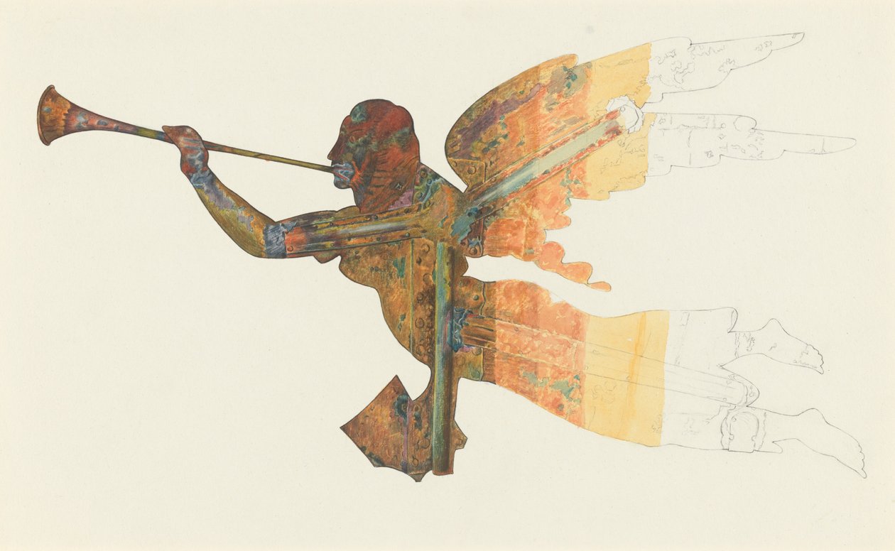 Gabriel szélkakas technika, 19351942. alkotó: Lucille Chabot
