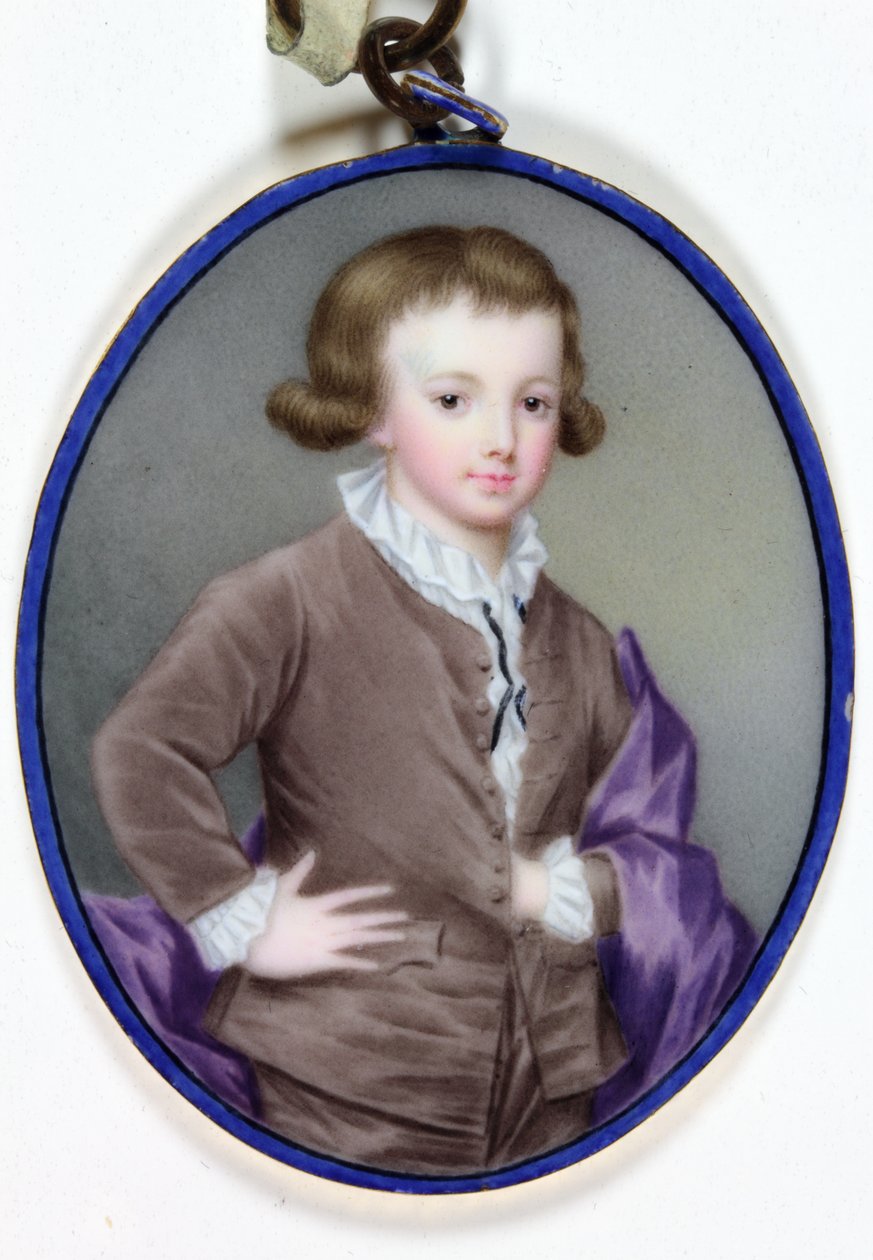 Lord Edward Charles Cavendish Bentinck (zománc) alkotó: Lucius Barber