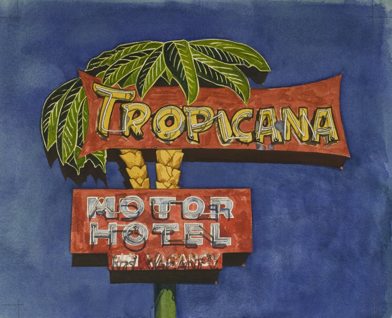 Tropicana, 2006 (wc papíron) alkotó: Lucy Masterman