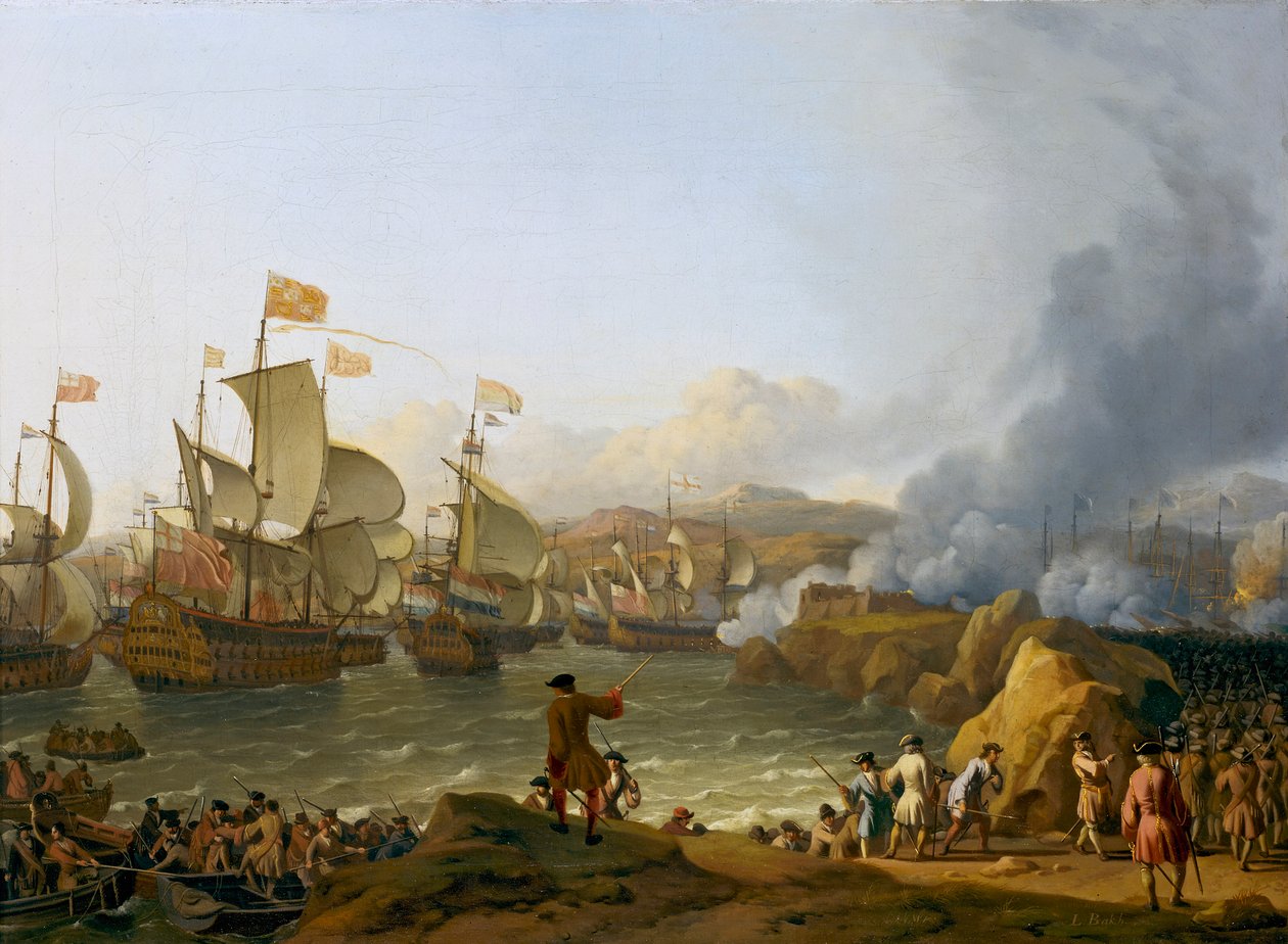 A Vigo Bay-i csata alkotó: Ludolf Bakhuizen