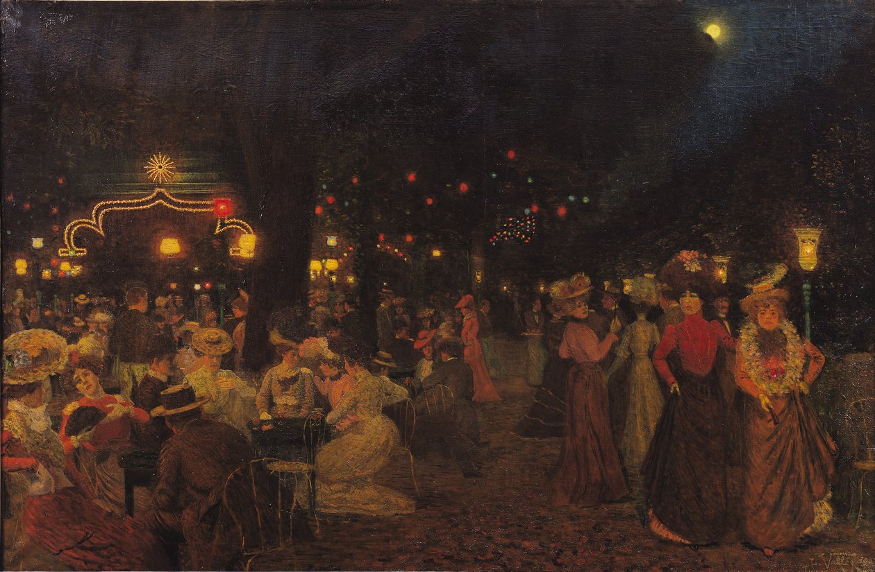 A Bal Bullier, 1902 alkotó: Ludovic Vallee