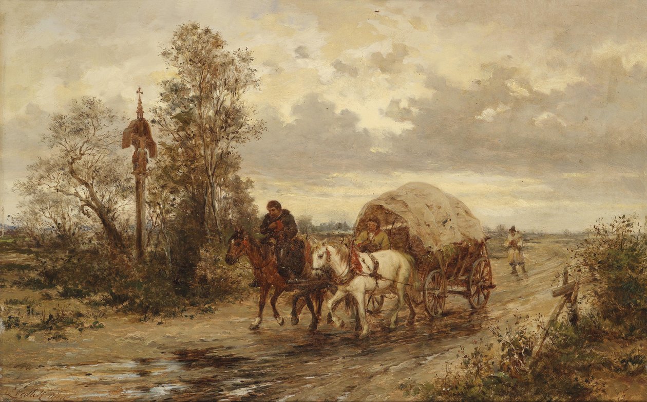 Az országúton alkotó: Ludwig Gedlek