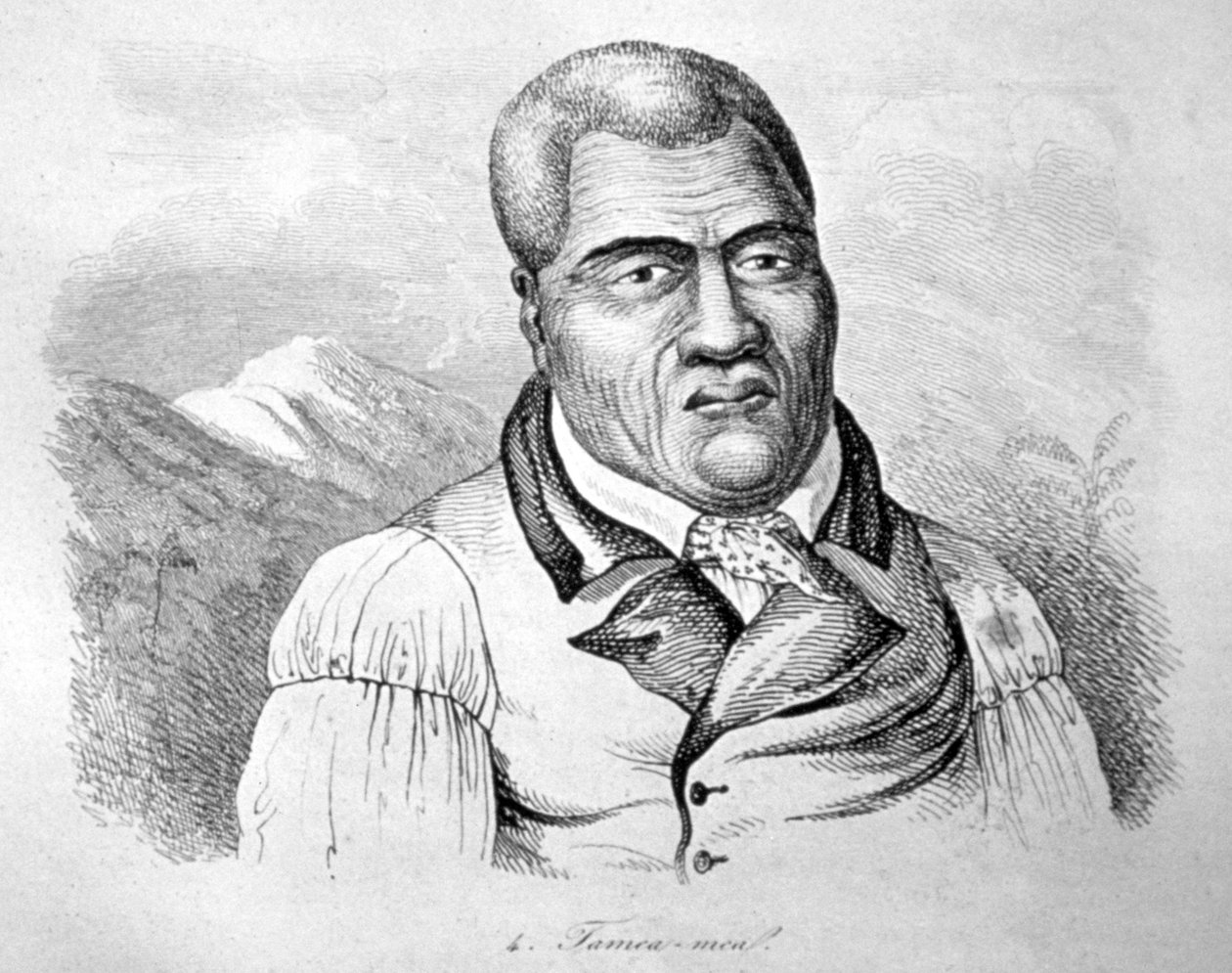 Kamehameha I, 1770-1819 alkotó: Ludwig Choris