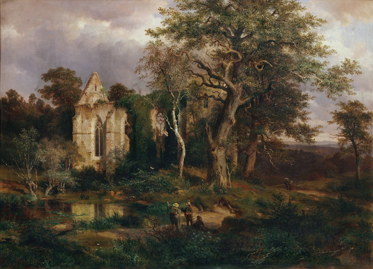 Kirchenruine alkotó: Ludwig Halauska