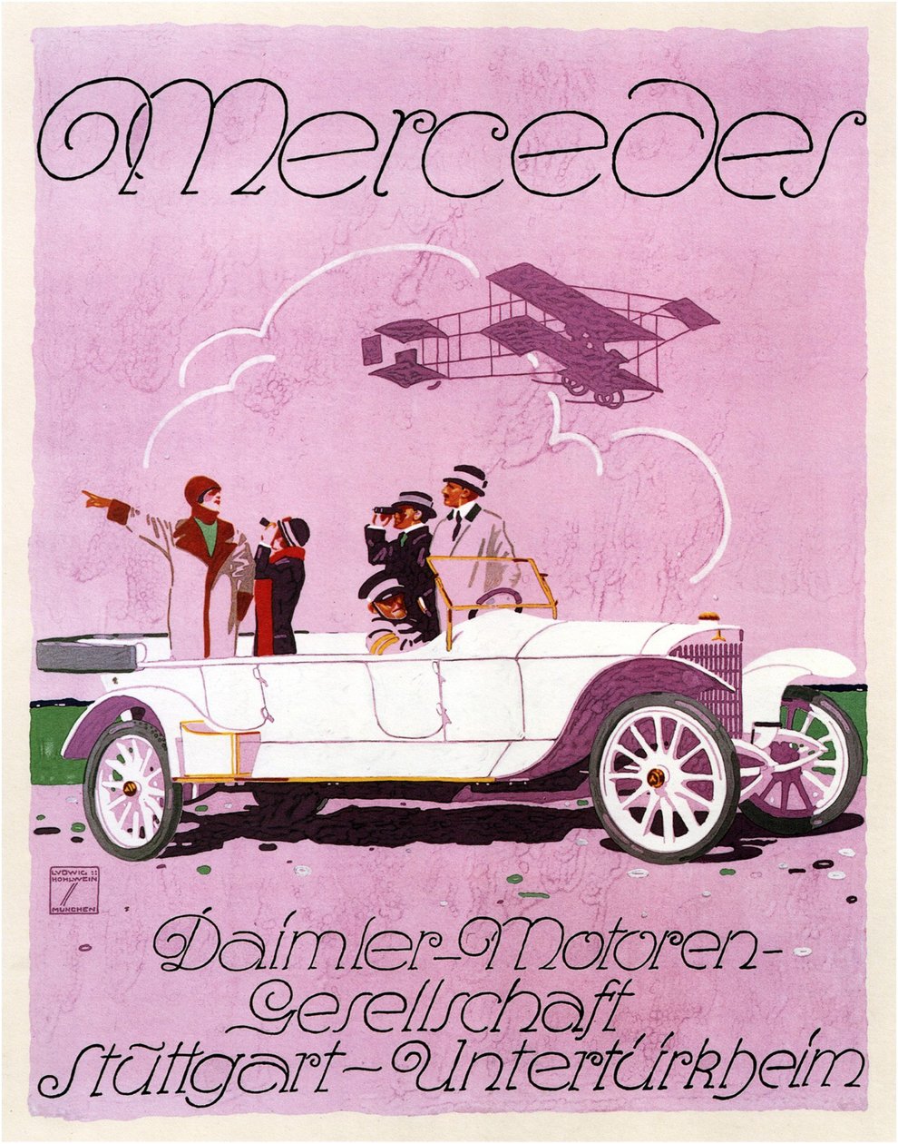 Mercedes, 1914 alkotó: Ludwig Hohlwein