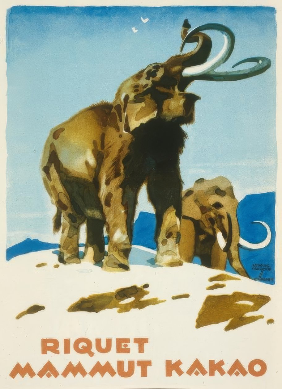 Riquet Mammut Kakao alkotó: Ludwig Hohlwein