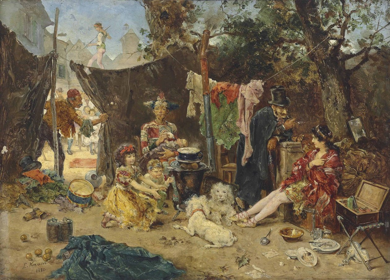 A színfalak mögött alkotó: Ludwig Knaus