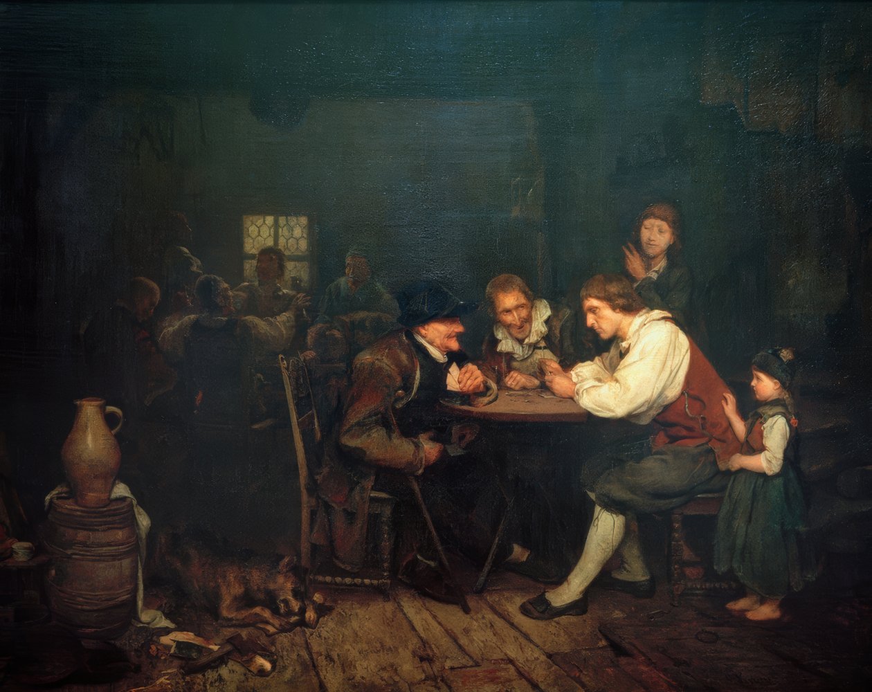 A kártyaélesek alkotó: Ludwig Knaus
