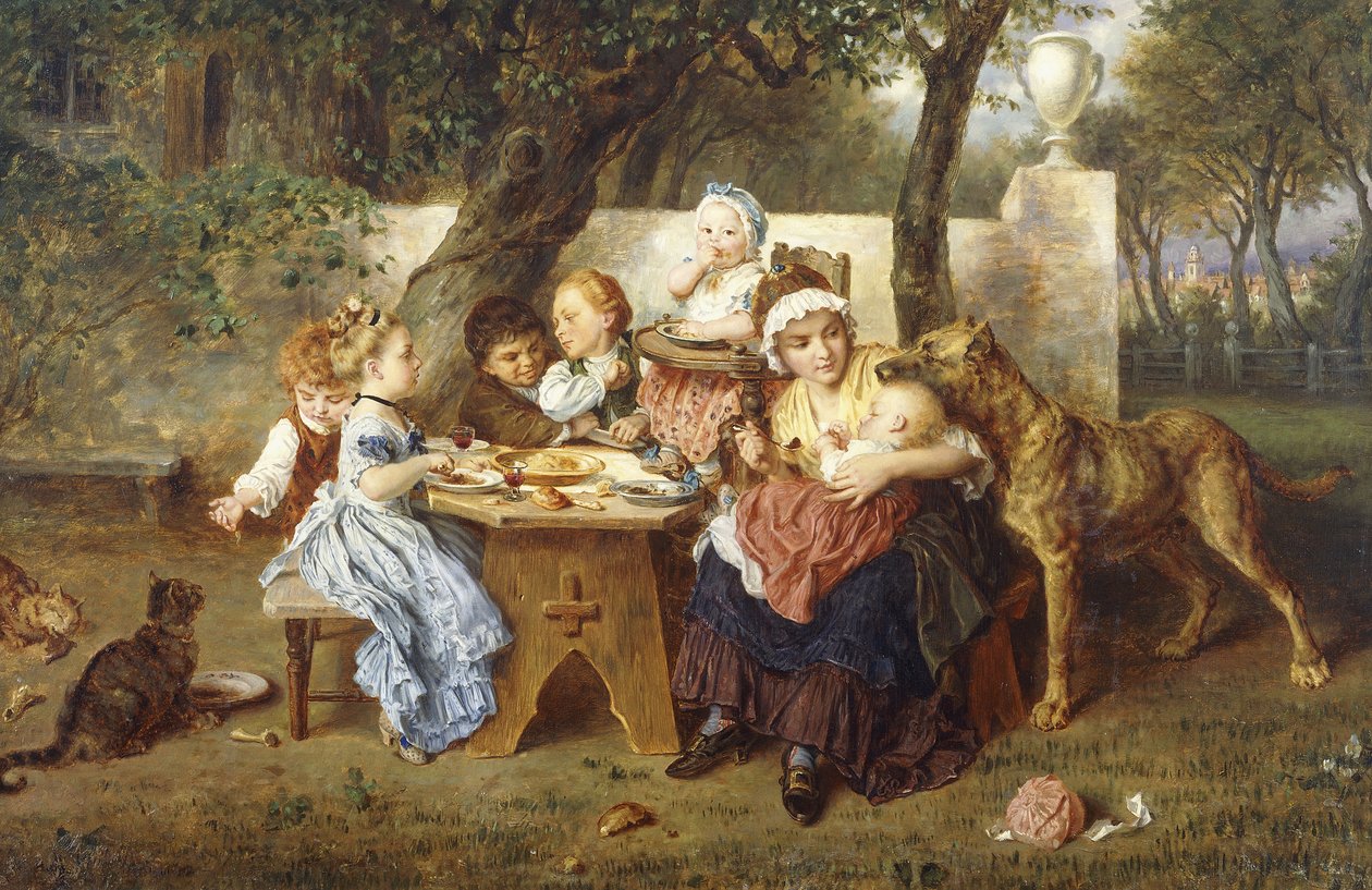 Születésnapi buli, alkotó: Ludwig Knaus