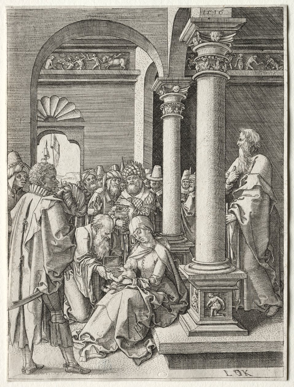 A királyok imádása, 1516. alkotó: Ludwig Krug