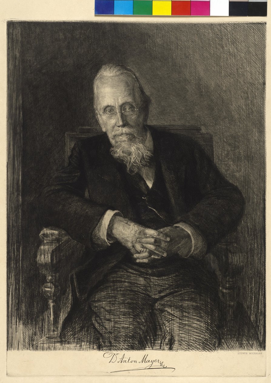 Anton Mayer alkotó: Ludwig Michalek
